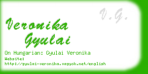 veronika gyulai business card